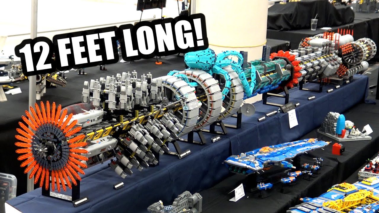 Огромный космический колониальный корабль LEGO из 35 000 деталей