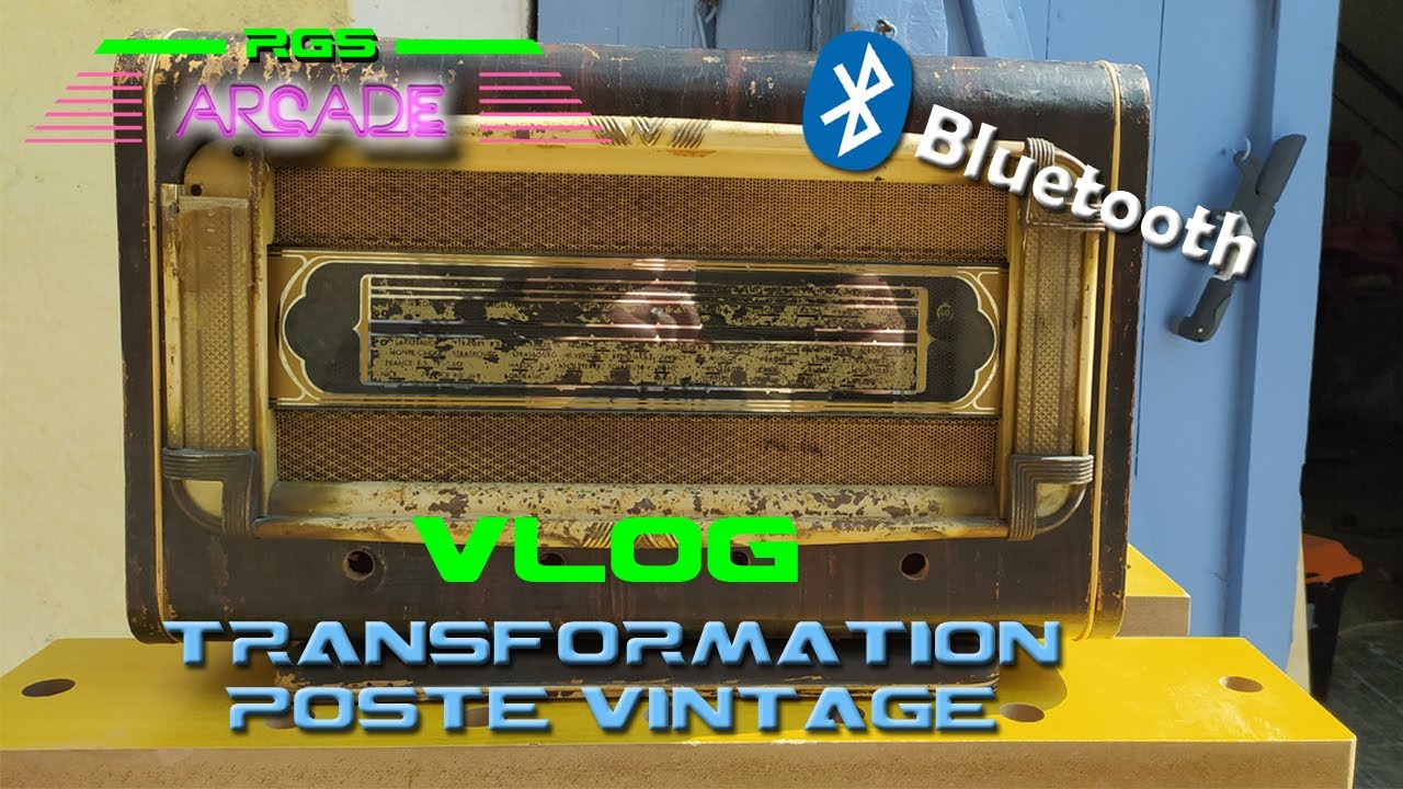 RGS ARCADE - VLOG poste vintage version Bluetooth