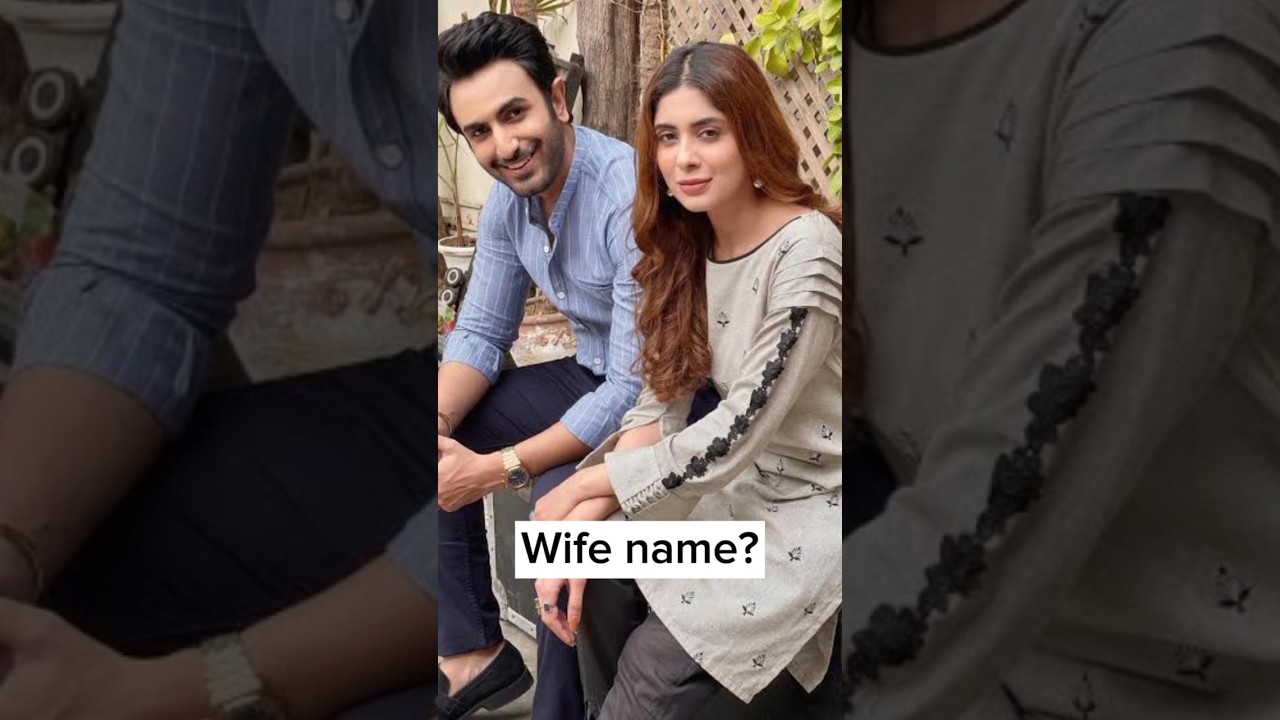 Actor Hammad shoaib wife.😱