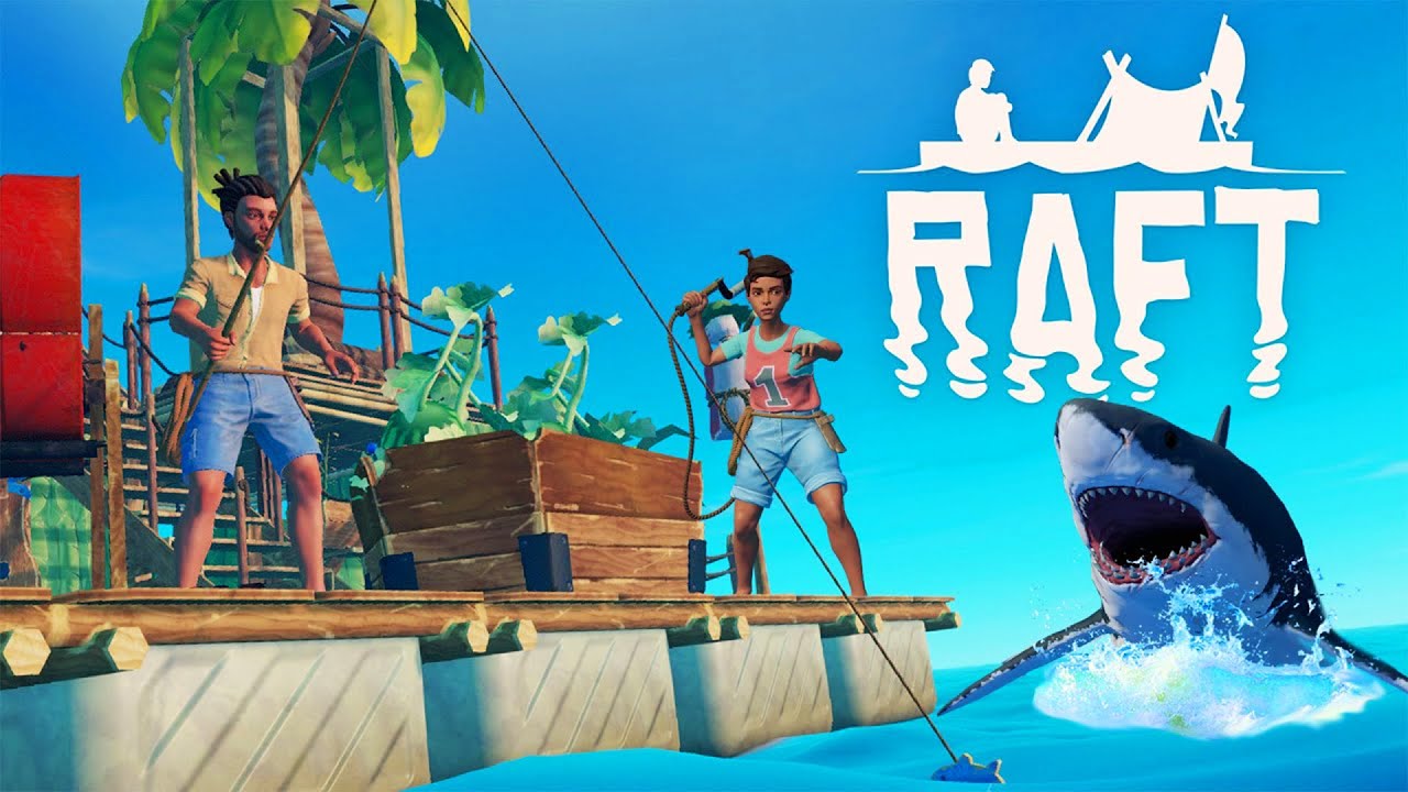 Building the BIGGEST Boat in Raft! 🔨 Live Co-op Survival #gaming (Portrait)