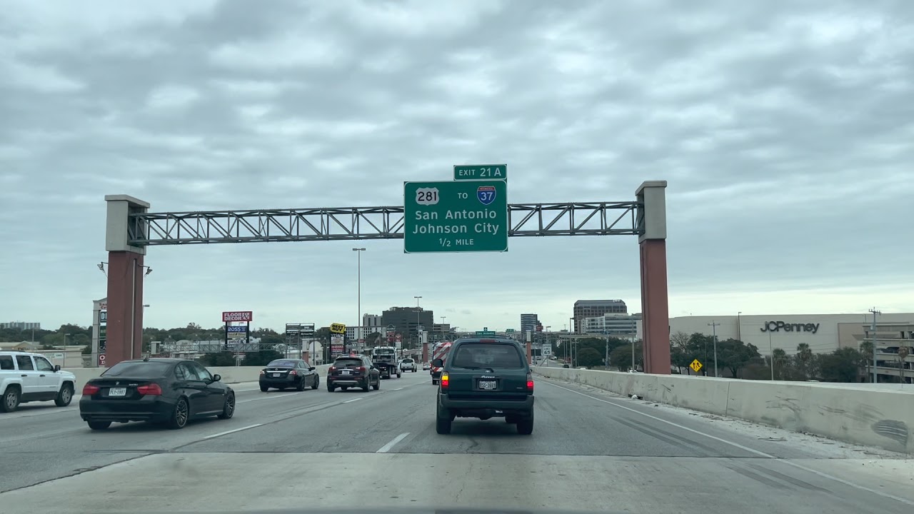A drive around SAN ANTONIO , TX.