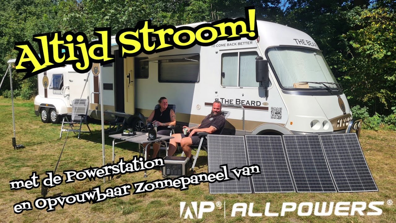 #51 ALTIJD STROOM met de R1500 van ALLPOWERS in combinatie met het OPVOUWBARE ZONNEPANEEL SP037 400w