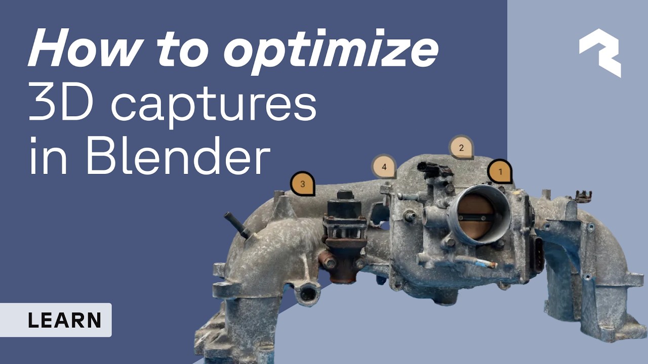 Как оптимизировать 3D-сканы Polycam в Blender &mdash; Учебное пособие по очистке сетки, текстурам и рен...