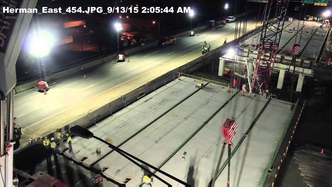 Fast Fix 8: I-40 East over Herman Street Timelapse (3:30)