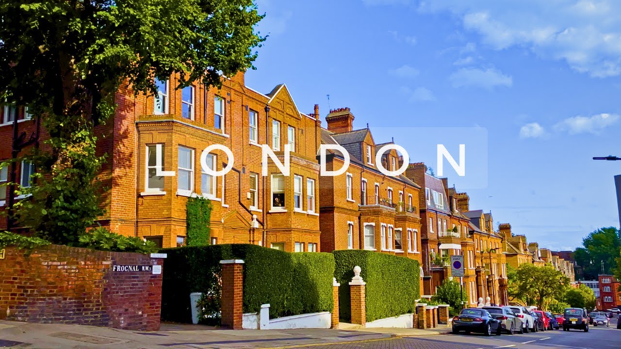London Luxury Walking Tour 💸 | Hampstead Heath | London Walk 4K