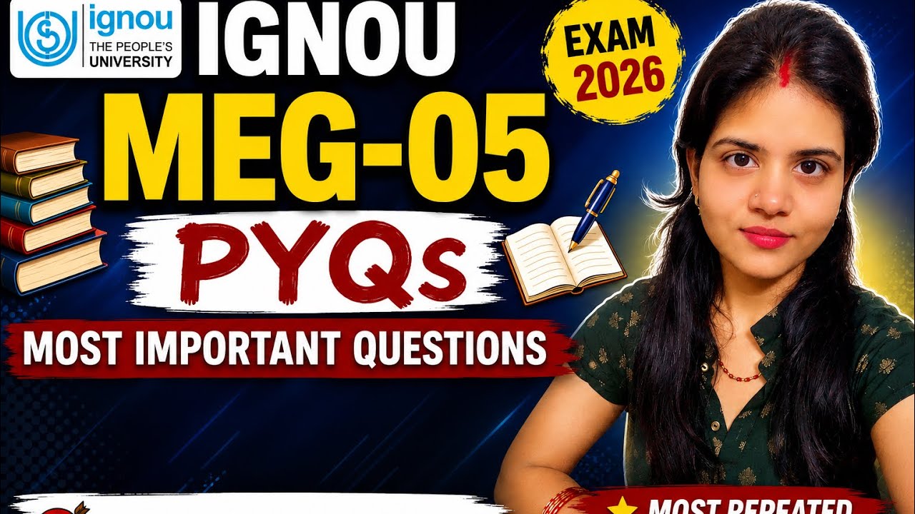 IGNOU MEG-05 PYQs | Most Important Questions 2026 | Literary Criticism & Theory