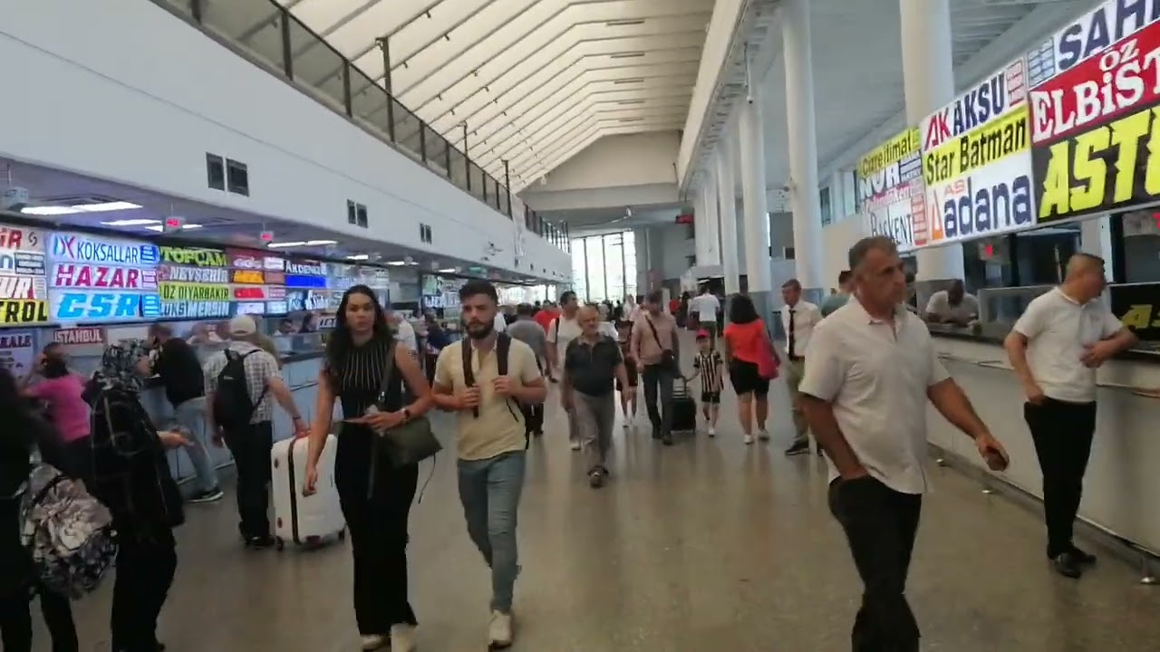 (AŞTİ) - ANKARA - TURKEY INTERCITY BUS TERMINAL - WALKING TOUR