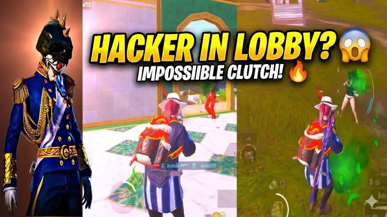 I Pad Air (M3) Hacker In Lobby?Impossible clutch in Bgmi SAMSUNG, A7,A8,J4,J5,J6,J7,J2,J3, XS,A3