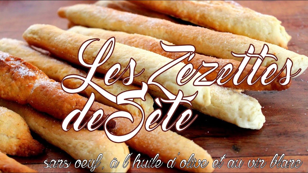 Les zézettes de Sète - vegan, huile d'olive et vin blanc