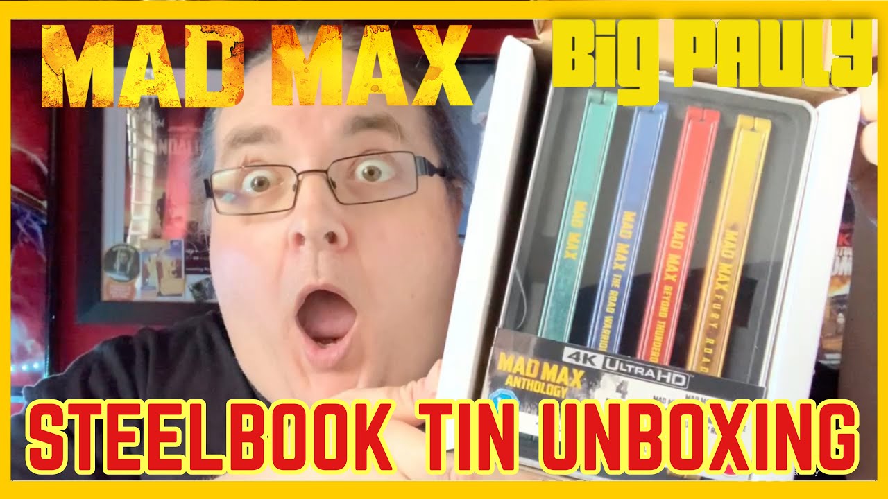 Mad Max Anthology 4K Steelbook Tin Collection Unboxing