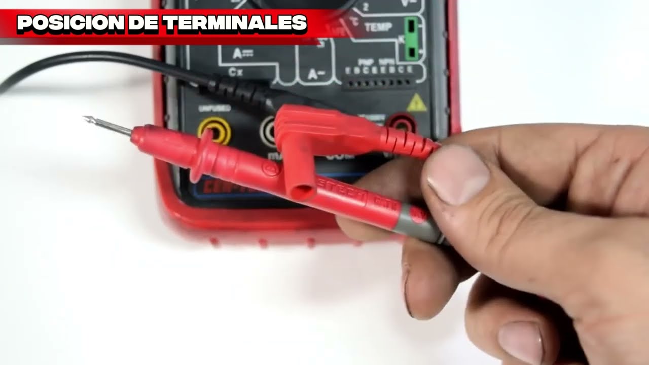 Cómo usar el TESTER correctamente | Medir Voltaje AC, DC, Resistencia y Continuidad (Paso a Paso)