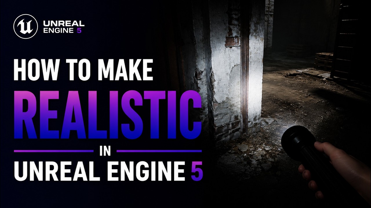 How to make a Realistic Flashlight in Unreal Engine 5 & 4