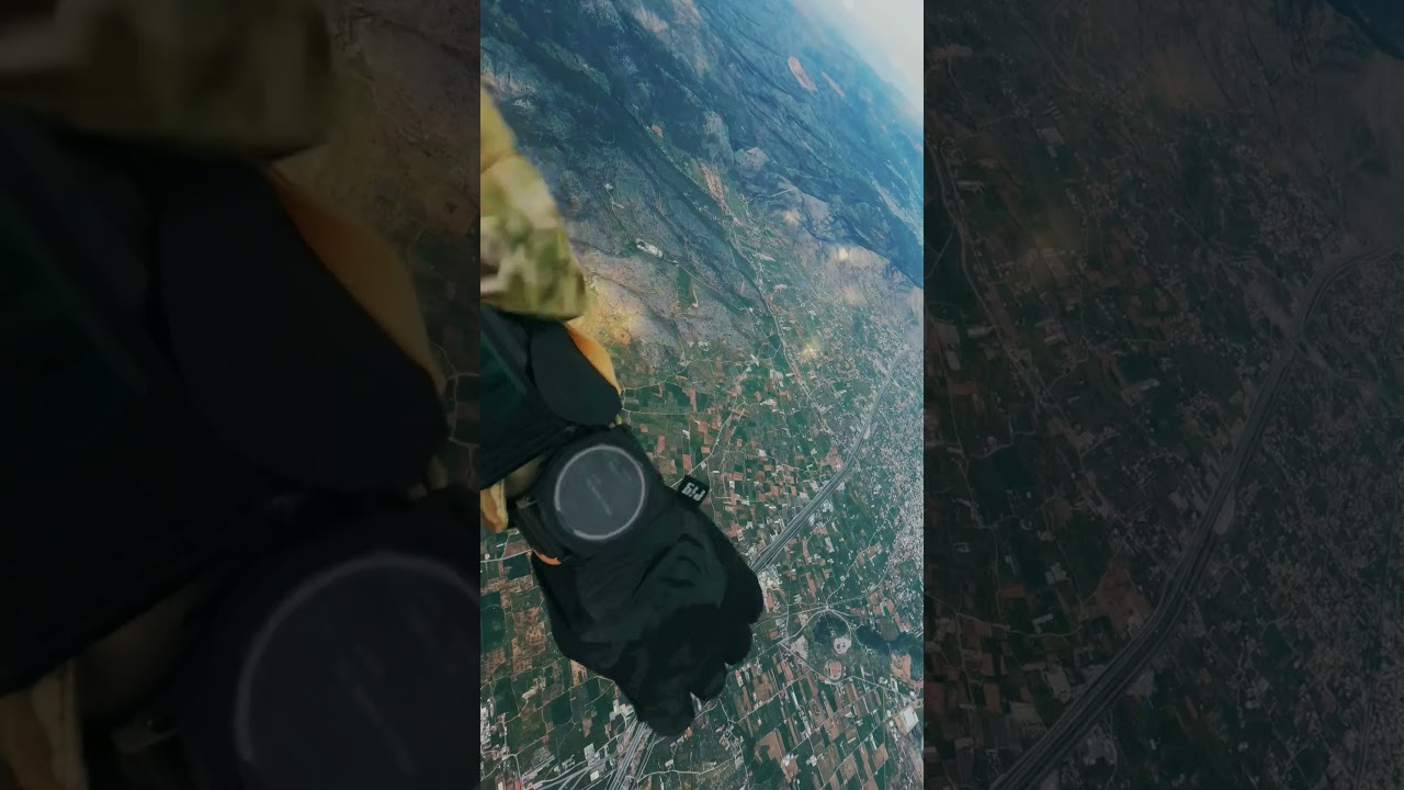 POV: Army Special Forces Military Free Fall Training