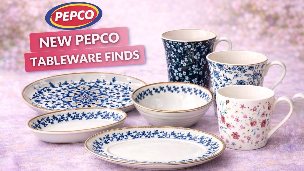 NEW Pepco Tableware ✨2026 | Pretty Floral Mugs, Bowls & Plates