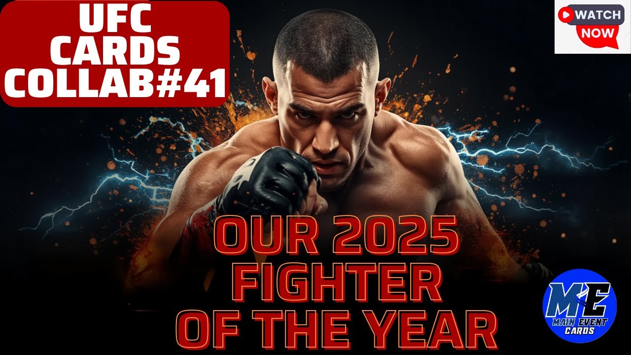 Премия «Боец года 2025»!!! Любимый дизайн Topps Stadium Club? Коллаборация UFC CARD #41