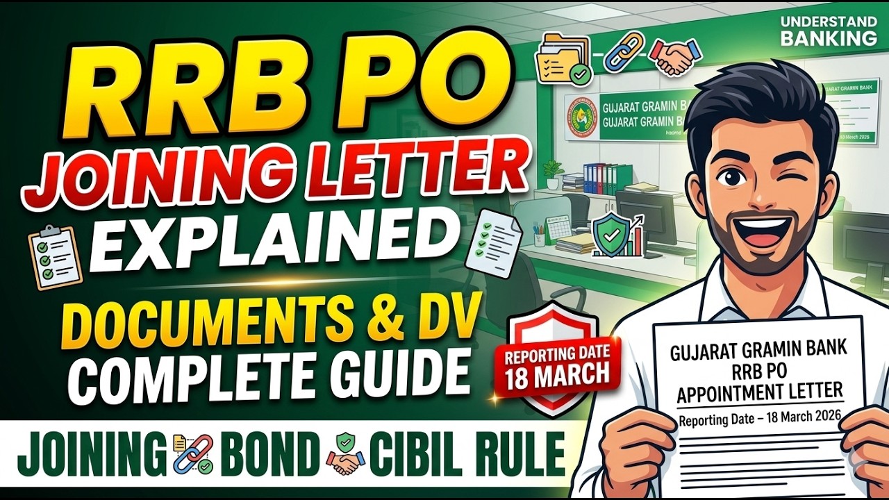 Gujarat Gramin Bank PO Joining Letter आ गया 😱 | Bond, CIBIL & DV Process Fully Explained