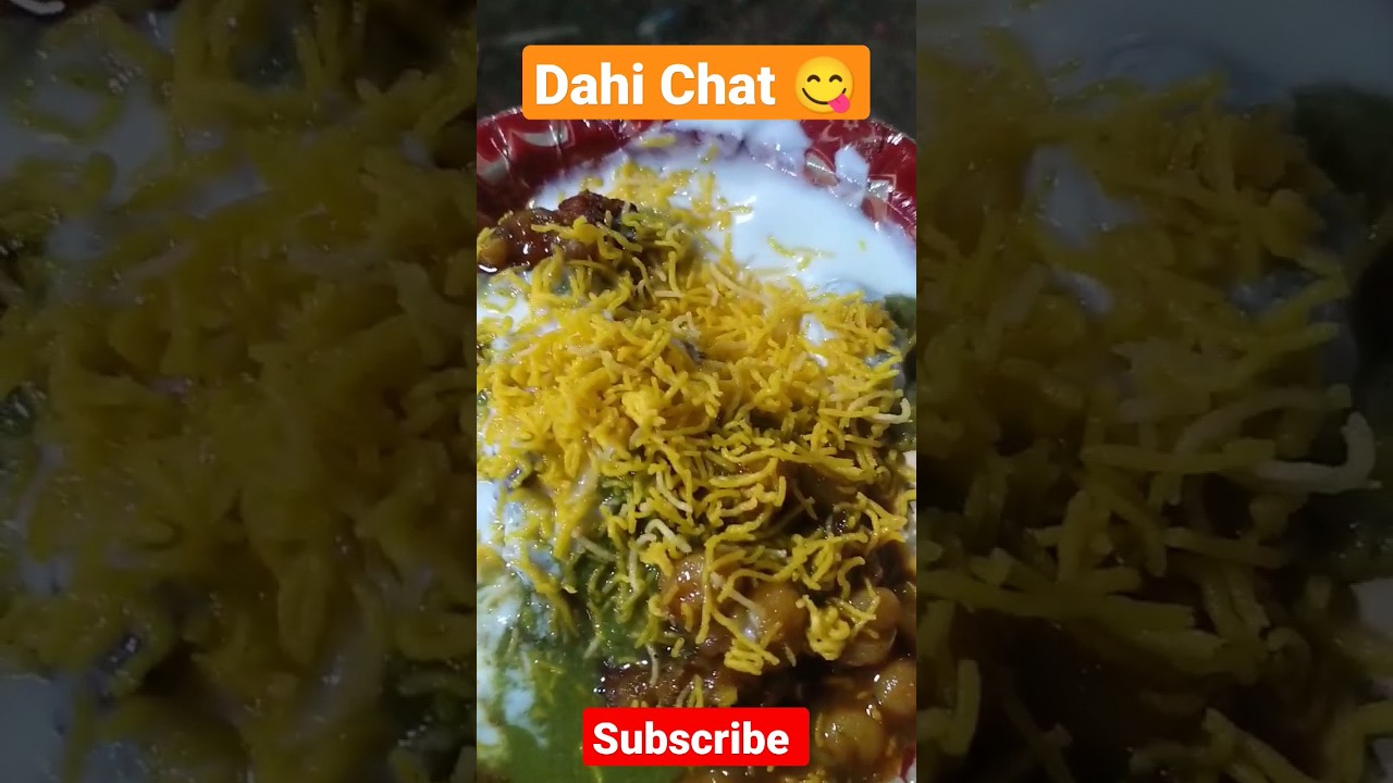 Special Dahi Chat With Sevda 😋🤤😍#dahichat #aalutikki #deliciousfood #yummyfood #streetfood