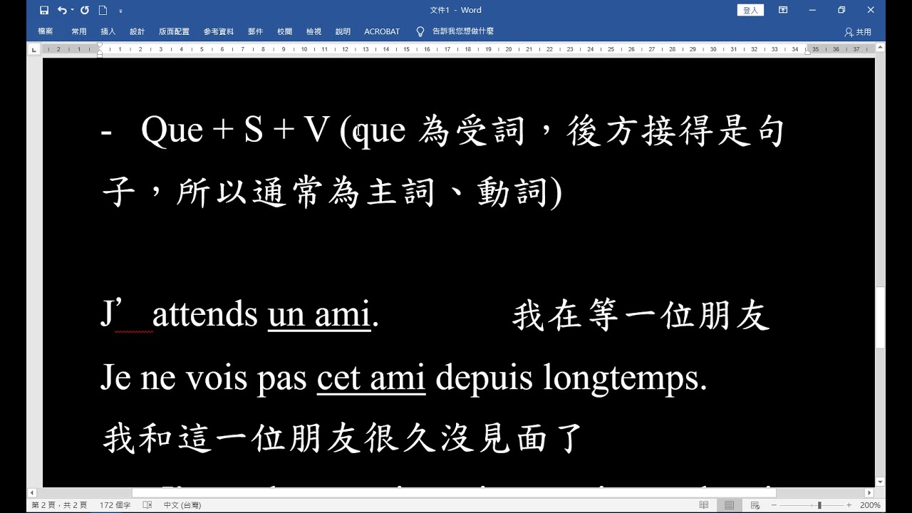 關係代名詞 (Pronoms relatifs) Qui / Que