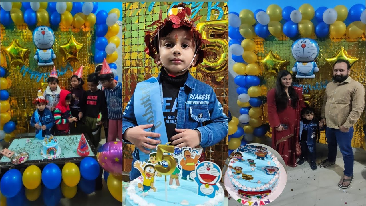 Avyaan Ka Birthday Celebration 🎂🎉 #vlog #dailyvlog #birthday #viral #cakecutting #familyvlog #masti