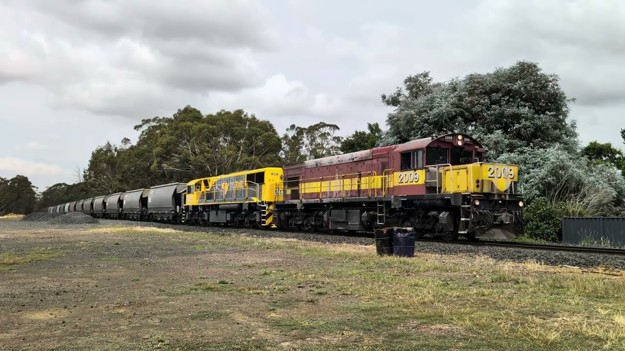 TasRail 2009 2052 #46 Coal train Barton Road Epping