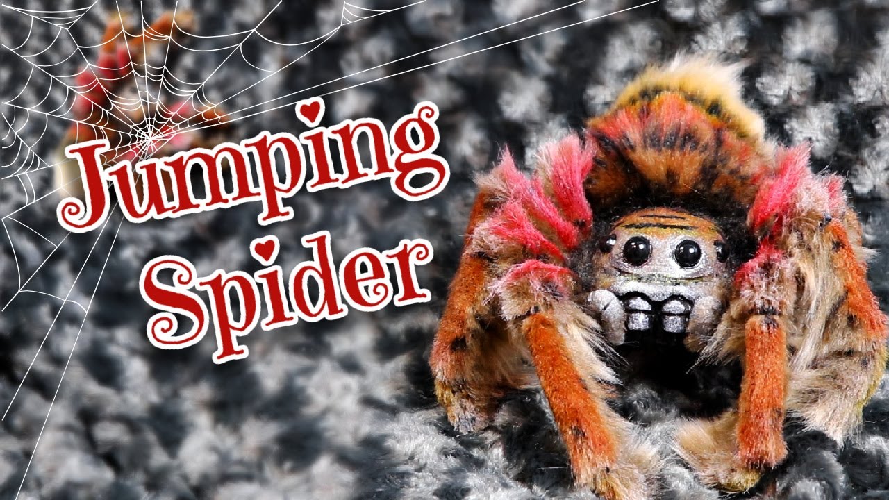 REALISTIC JUMPING SPIDER || Posable ArtDoll Tutorial