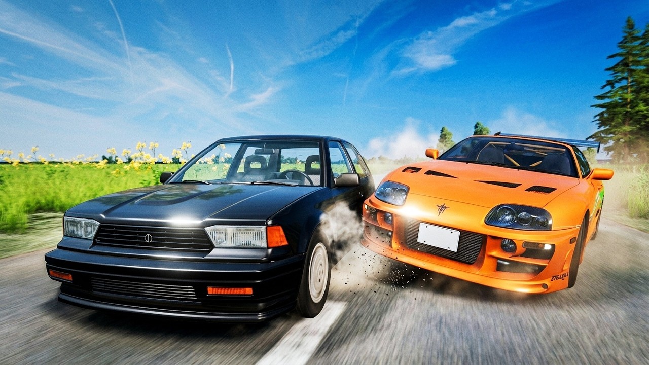 High Speed Traffic Car Crashes #283 - BeamNG Drive | CrashBoomPunk