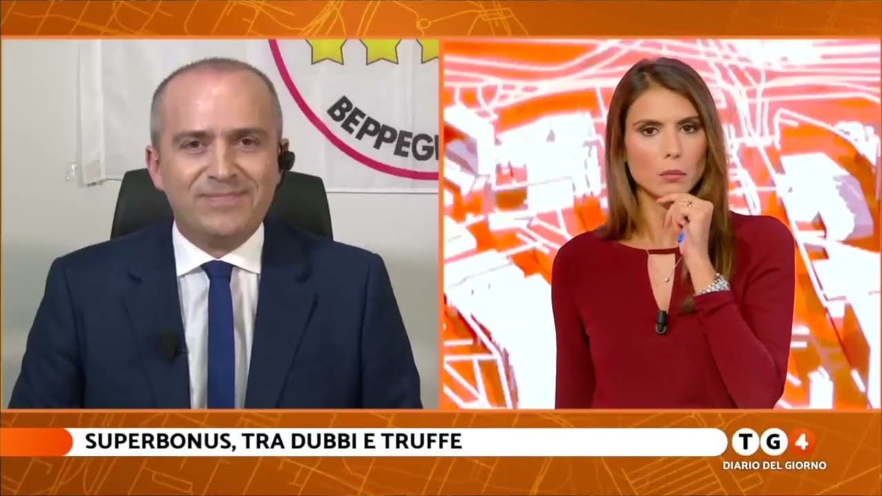 Luca Pirondini in collegamento con Tg4 - Diario de giorno - 07/09/2023