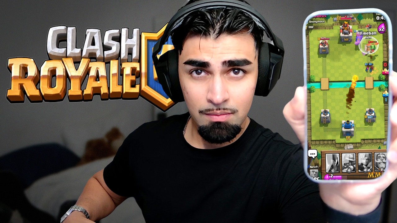 впервые играю в Clash Royale