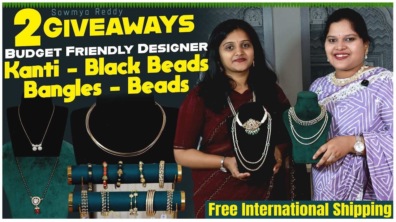 🤩 BUDGET-FRIENDLY BLACK BEADS, KANTIS & BANGLES! ✨