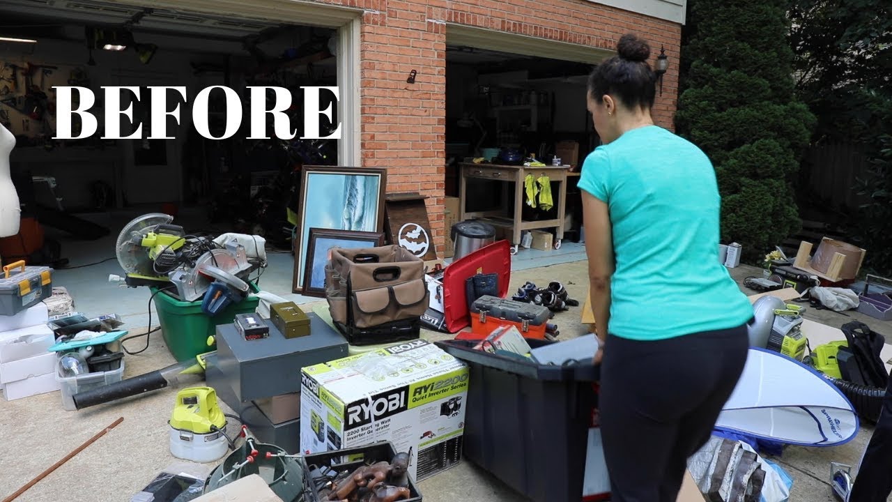 BEFORE and AFTER: My Messy Garage Clean-Out! - Thrift Diving