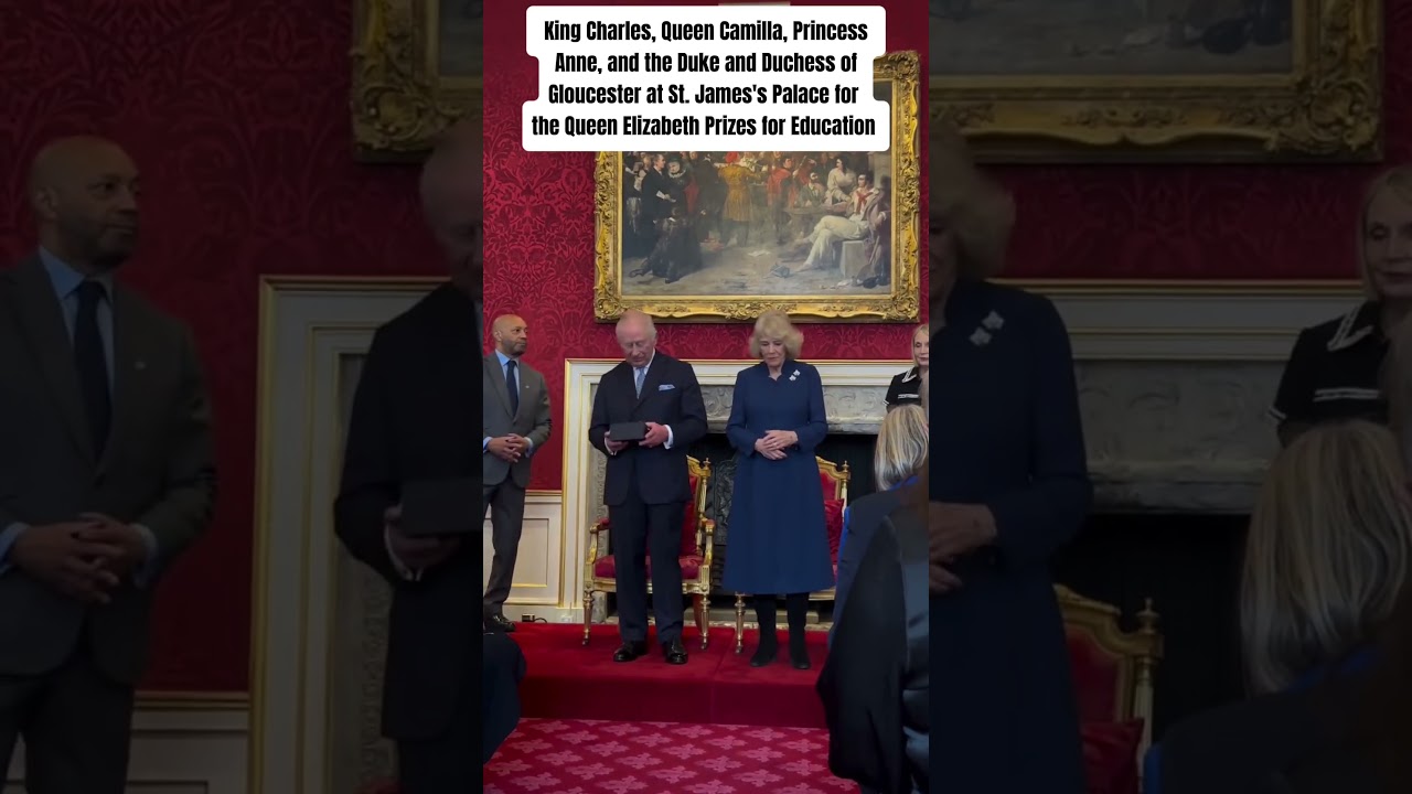 King Charles, Queen Camilla, Princess Anne, and the Duke Duchess of Gloucester at St. James's Palace