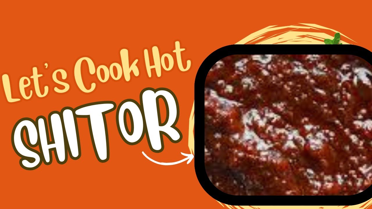 Shitor Recipe for dishes