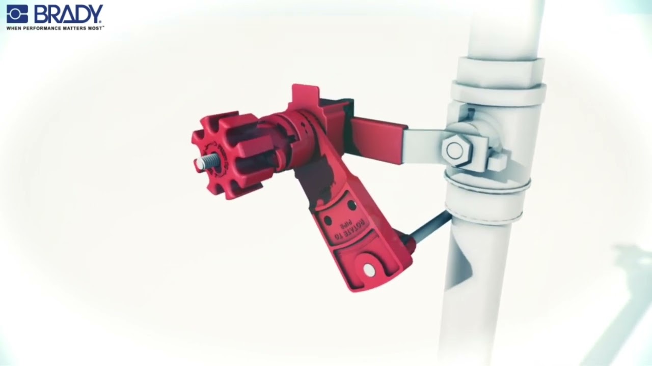 Brady Universal Valve Lockout: Installation