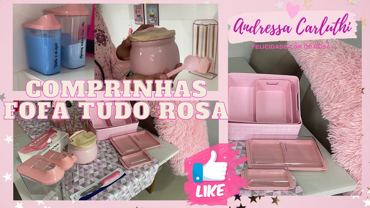 Comprinhas Cor de Rosa para o LAR 💖 tudo lindo 🤩