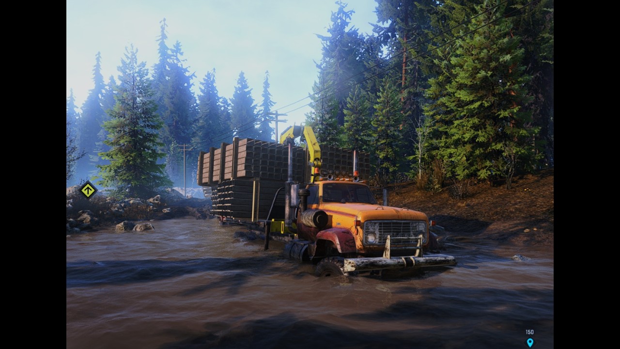 OVERLOADING!!! +16 Tons With The Mighty GMC MH9500. Snowrunnner        (No Commentary)