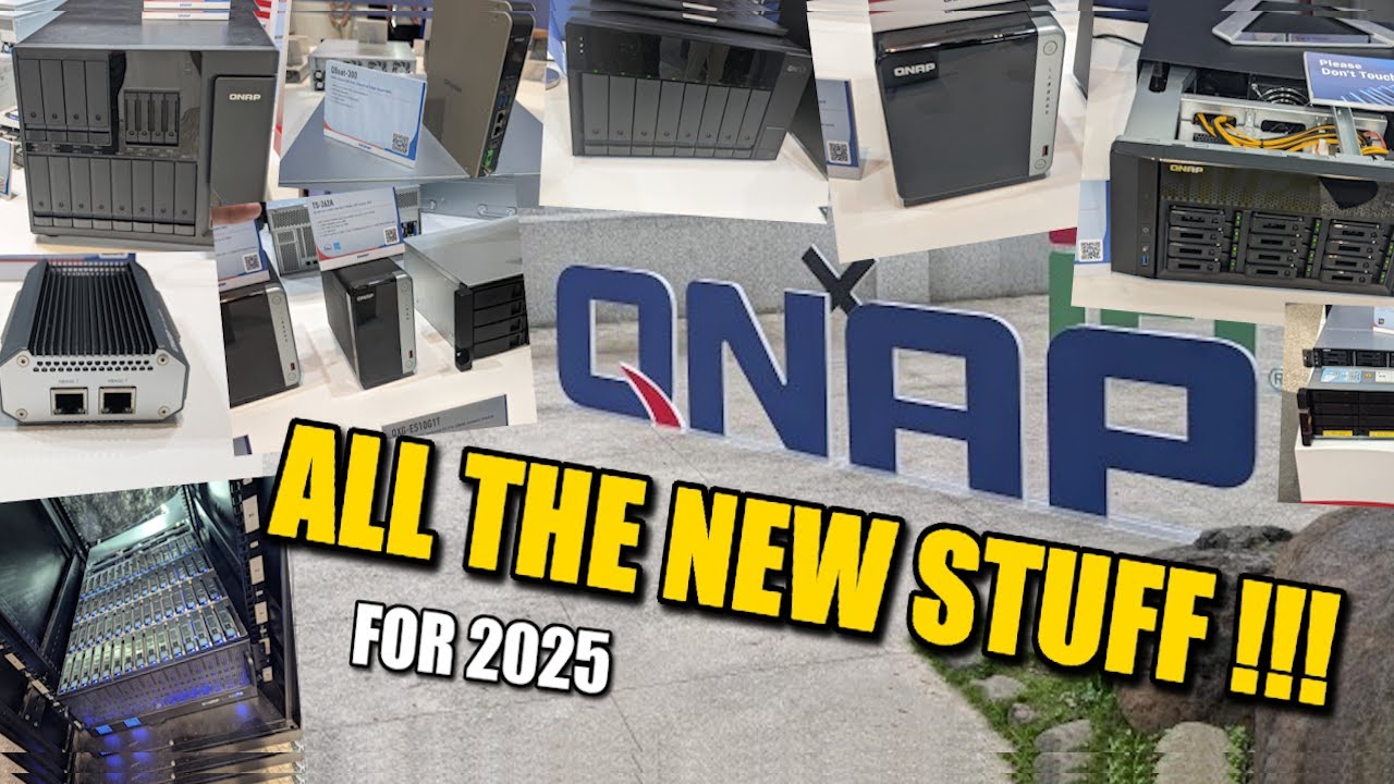 QNAP @Computex 2025 - TB5 NAS, USB4 to 25GbE, TS-462A, 45PB Scale Out, Hybrid Backup Center, Big HA