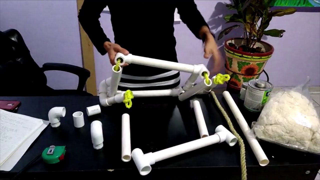 Como hacer escalera de PVC tipo marinero