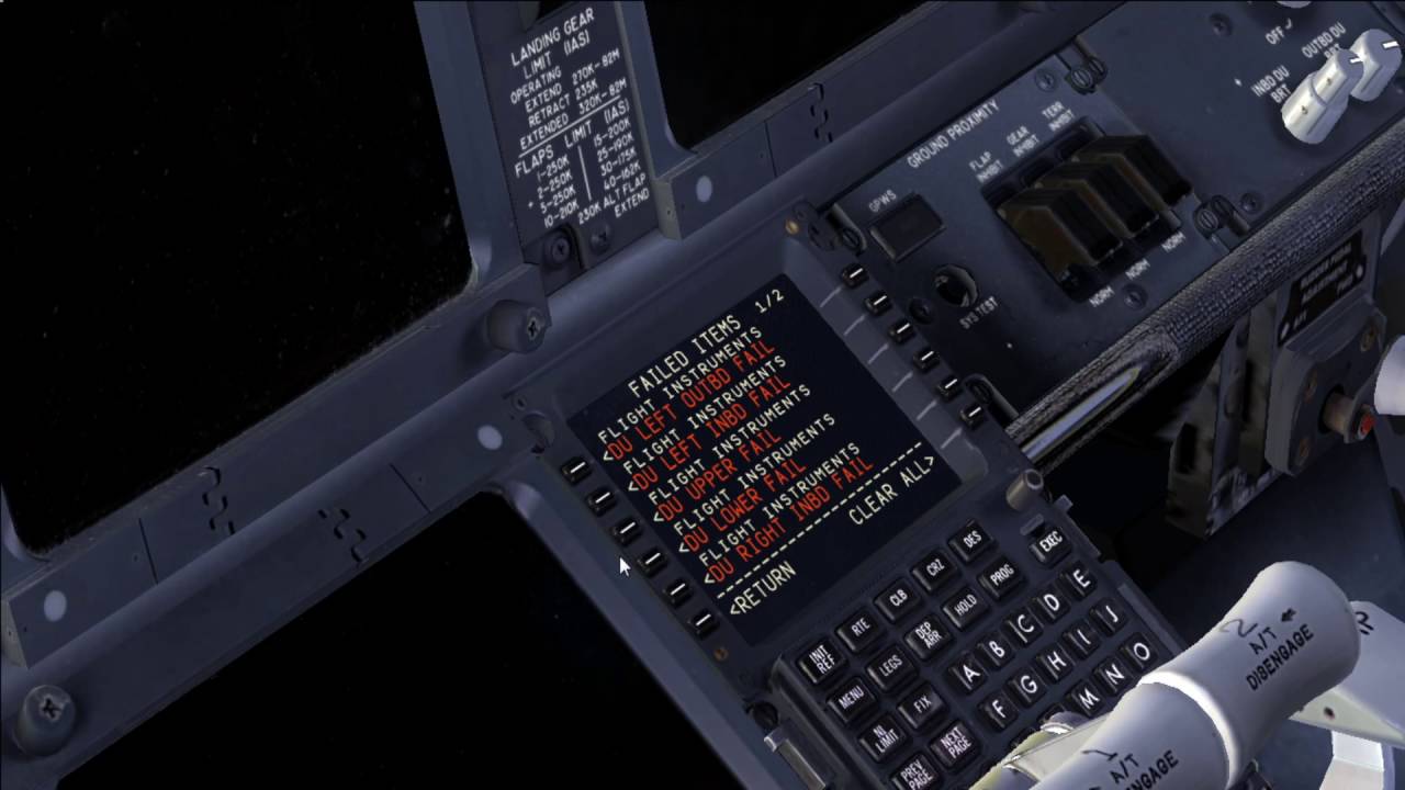 How to handle when the instrument failure ? (PMDG 737)