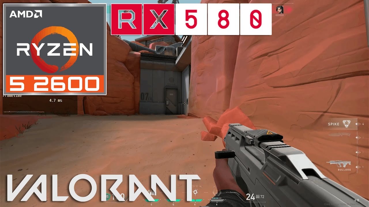 Valorant - Ryzen 5 2600 + RX 580 8GB