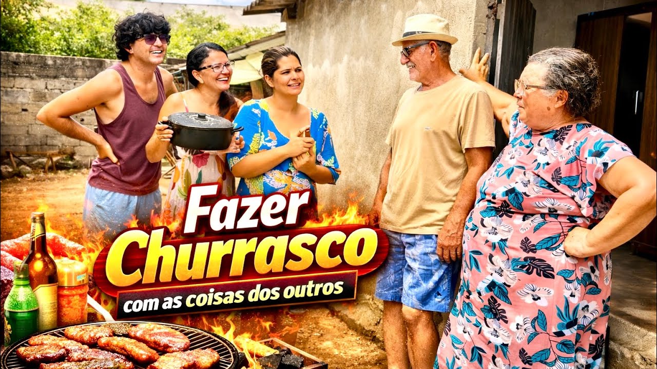 Fazendo Churrasco Com As Coisas Dos Outros!😁