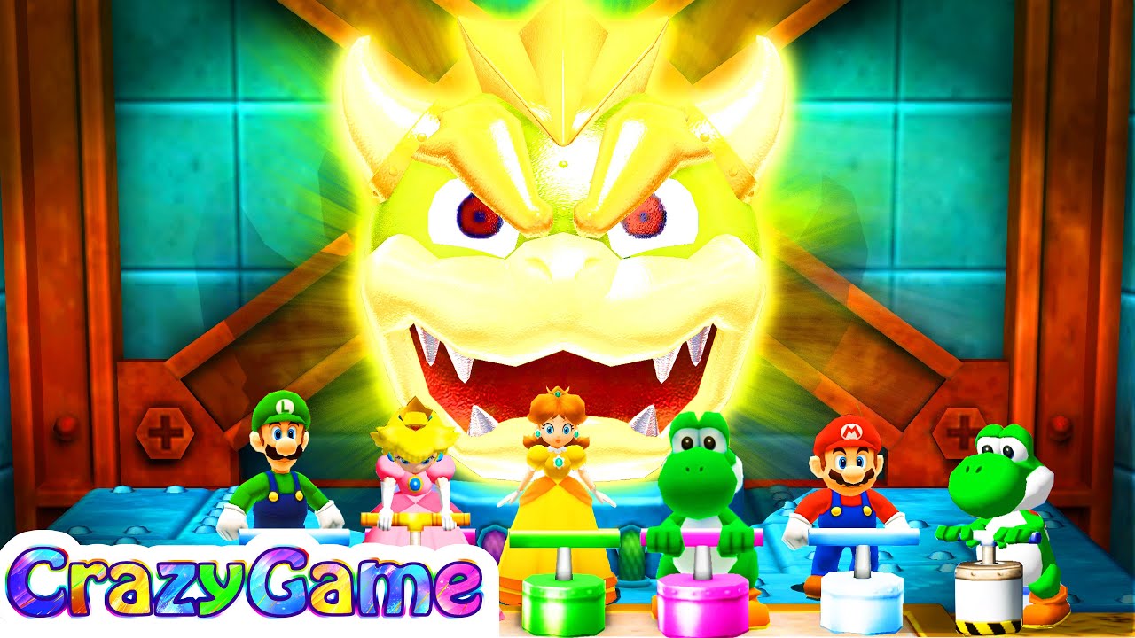 Mario Party 4 Minigames Mario Vs Luigi Vs Yoshi Vs Peach Master Cpu
