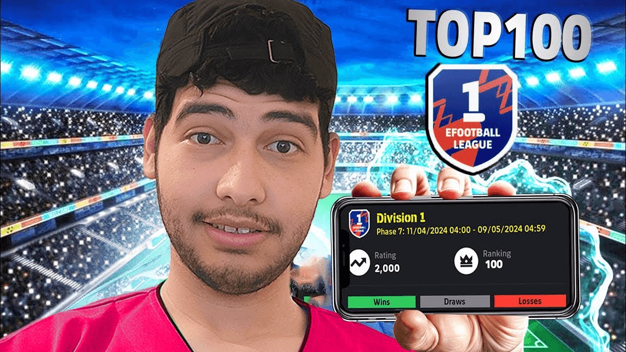 تحدي الوصول إلى التوب 100🔥 في أخر السيزون أصبحت مقود☠ بيس eFootball Mobile
