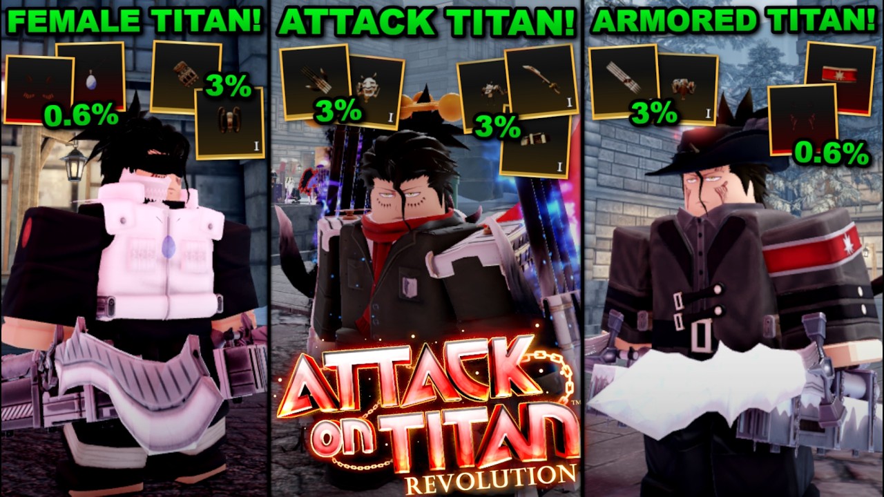 Как получить САМЫЕ РЕДКИЕ рейдовые предметы в Roblox Attack on Titan Revolution... Вот что произо...