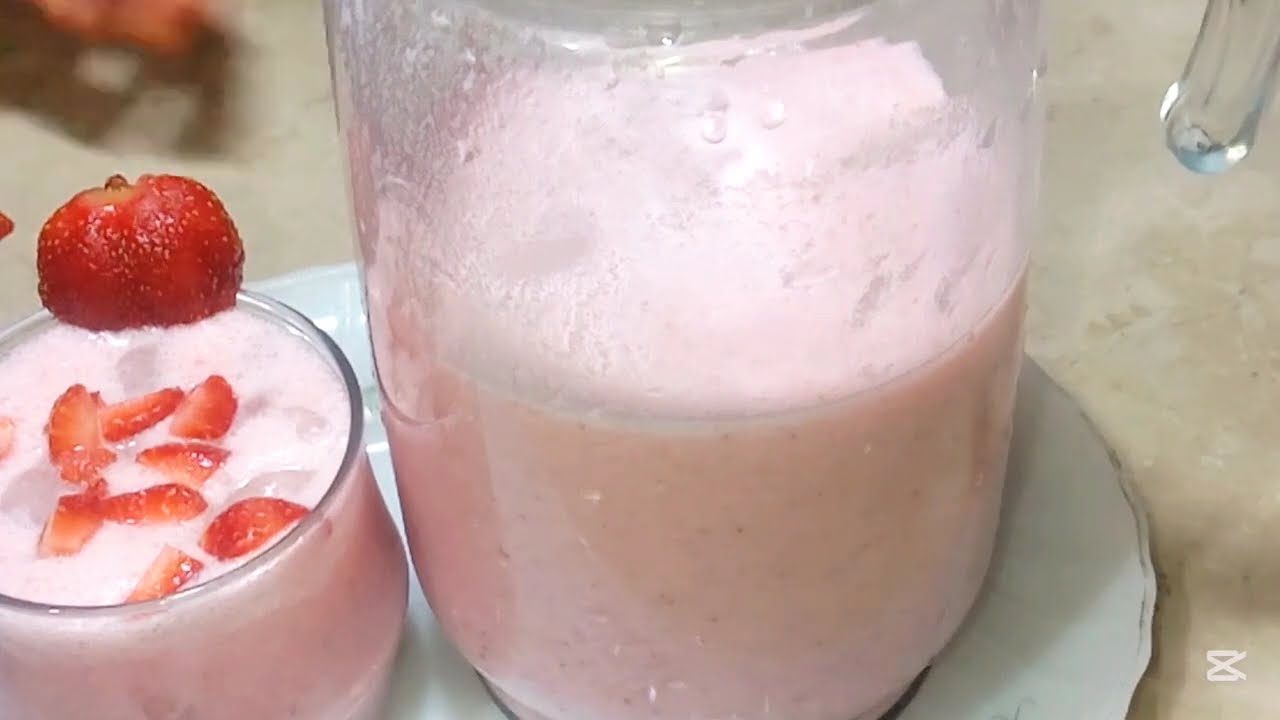 Strawberry Milkshake Recipe By Expert Chef| Restaurant Style Strawberry Juice Recipe