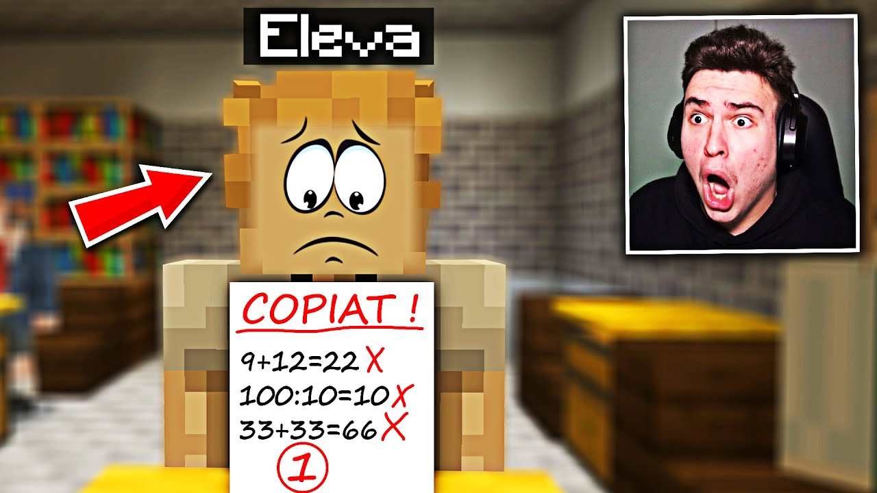 Am prins-o cum COPIAZĂ.. NOTA 1 !! (Minecraft)