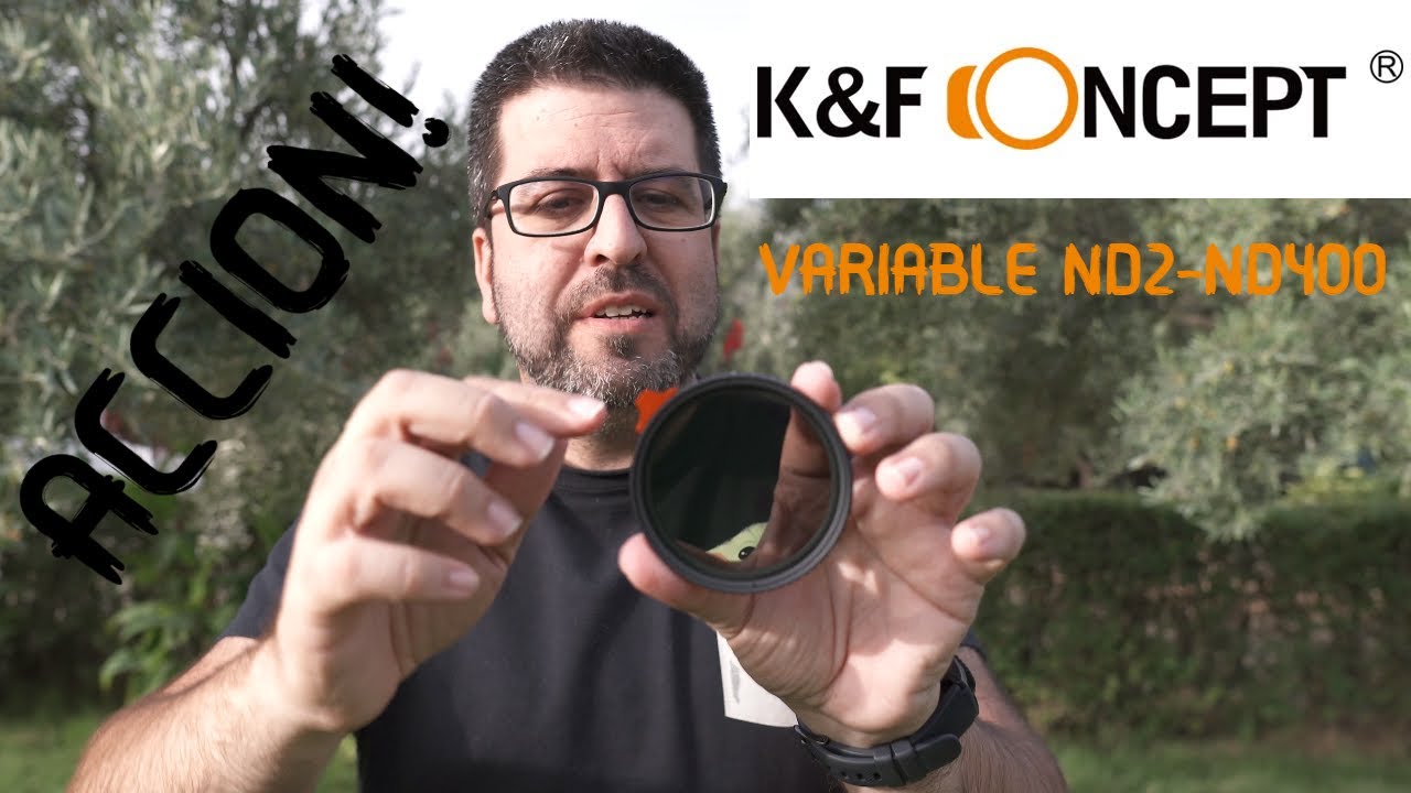 K&F Concept ND VARIABLE ND2-ND400. Videos de CINE 😱