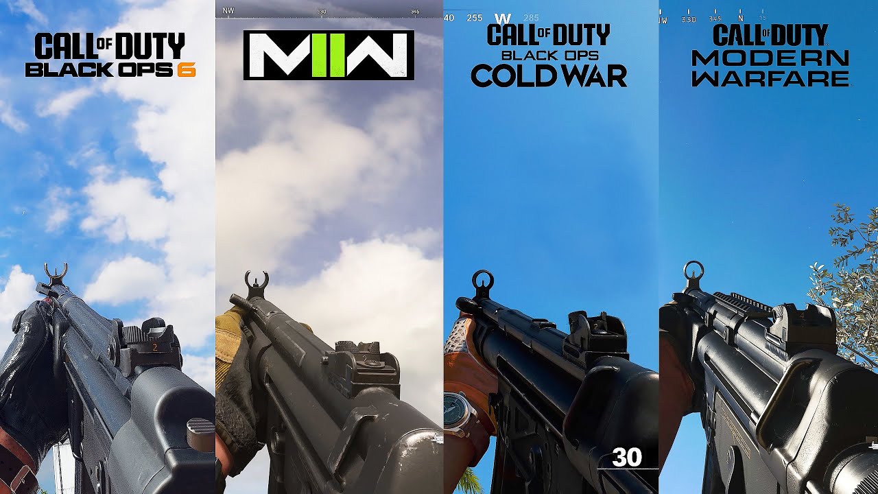 MP5 in Black Ops 6 vs Cold War vs MW2019 vs MW2 2022