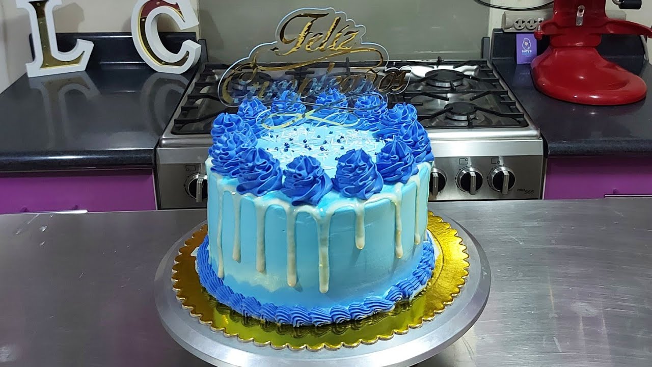Decoración pastel 3 leches para caballero