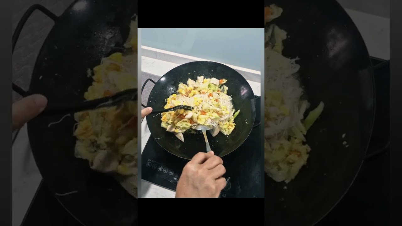 ကြာဇံကြော် fried rice vermicelli 