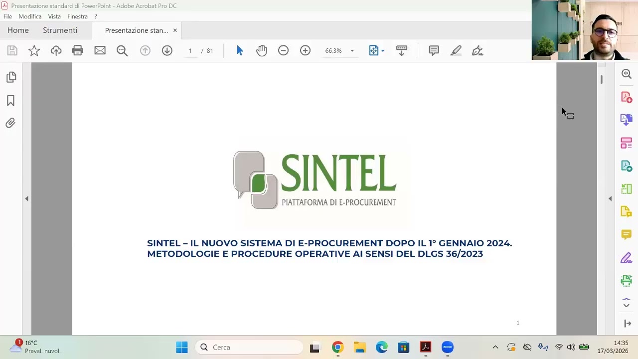 Anteprima Salomone 17-03 -6 - SINTEL – Le funzionalità del nuovo sistema di e-procurement